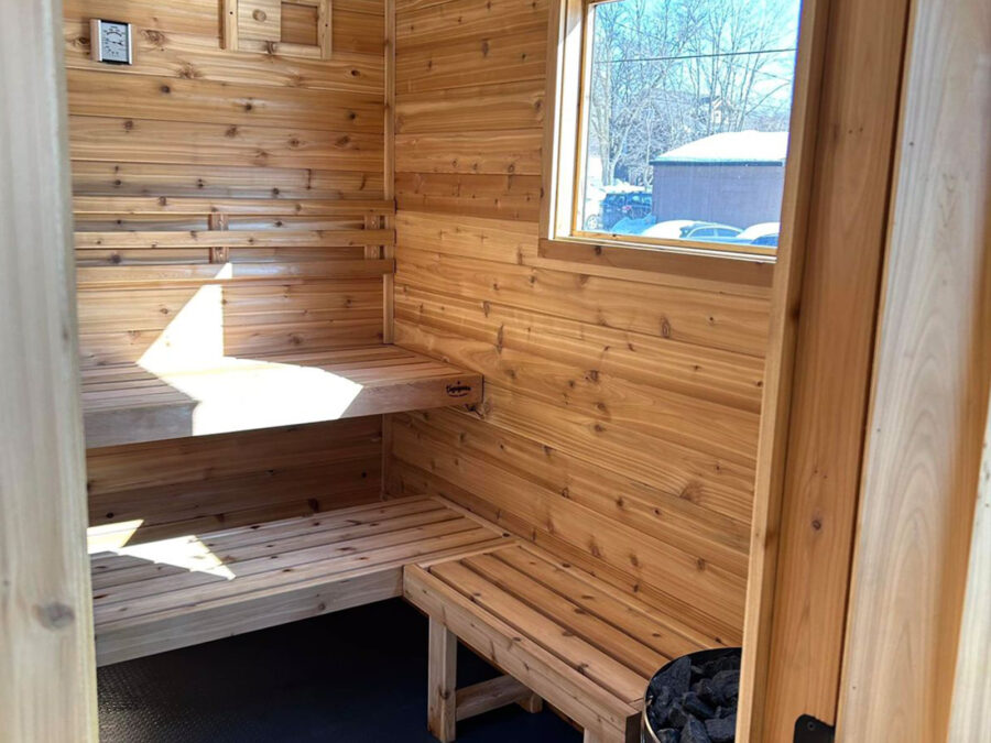 Sauna | Stoked Saunas | Mobile Sauna on Rent in Mankato MN