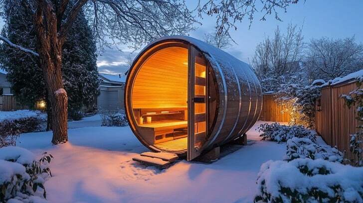 Glowing barrel retreat image